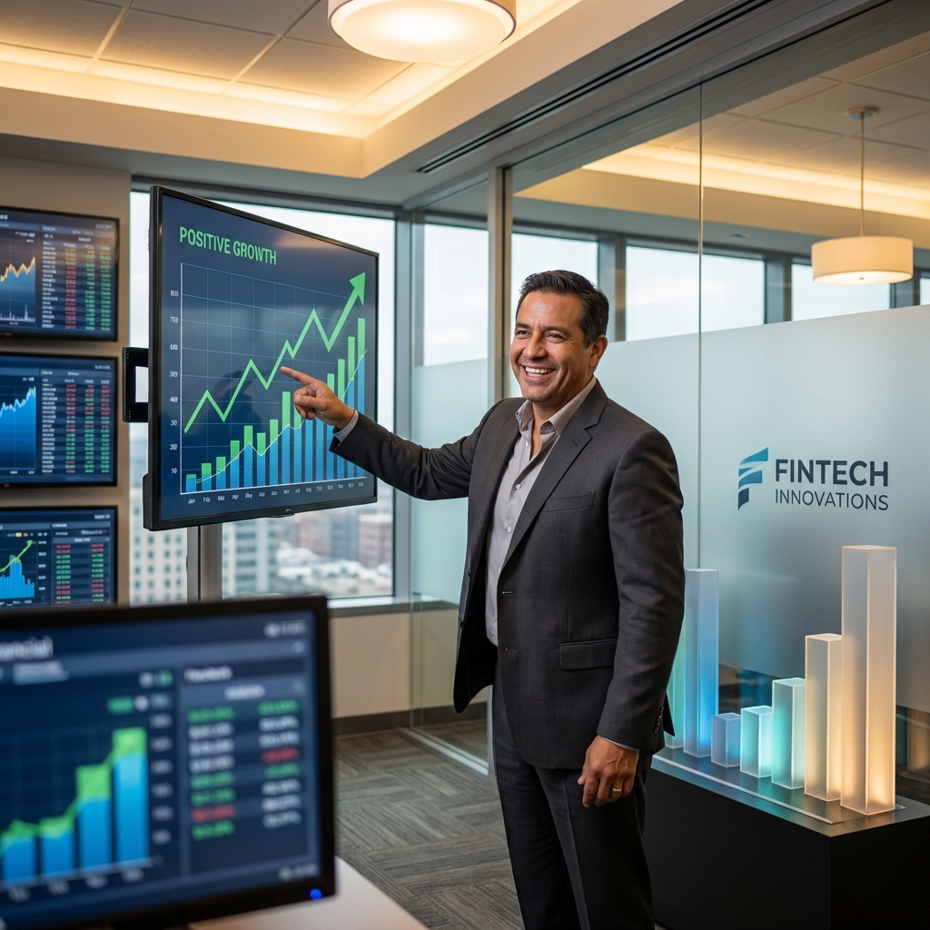 Inversionista analizando gráficos de rendimiento